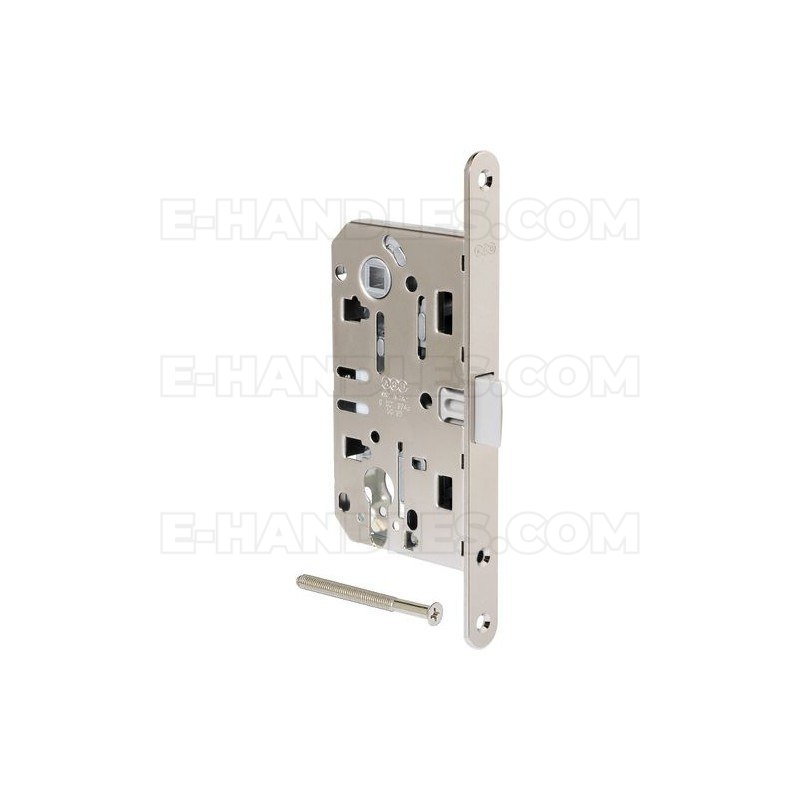Zamek AGB Mediana EVOLUTION drzwiowy na wkładkę 85/50 niklowany F18 B011035006, symbol B011035006